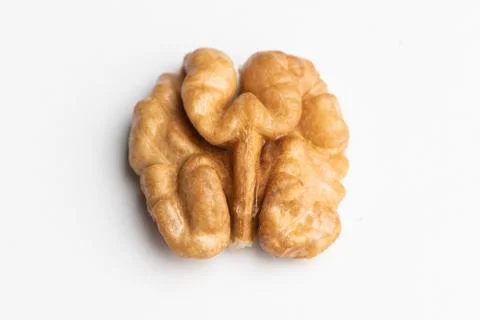 Walnut isolated on a white background 库存照片