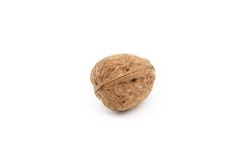 Walnut isolated on white background. Stock Photos