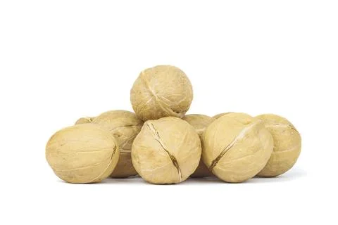 Walnut isolated on white background Stock Photos