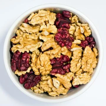 Walnut kernels, halves Foto stock