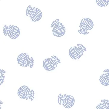 Walnut nut glyph seamless pattern 스톡 일러스트