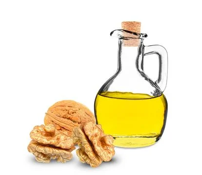 Walnut oil Stock Photos