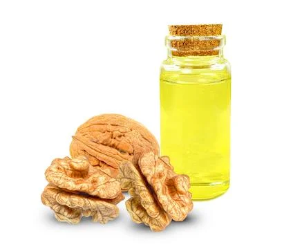 Walnut oil Stock Photos