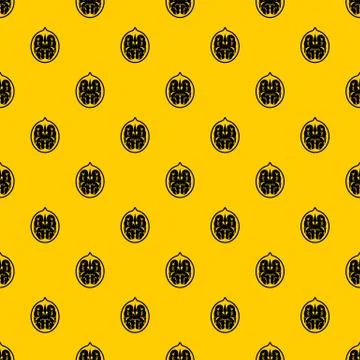 Walnut pattern vector 스톡 일러스트