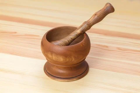 Walnut pounder brown Stock Photos