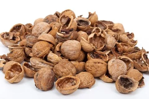 Walnut shell Stock Photos