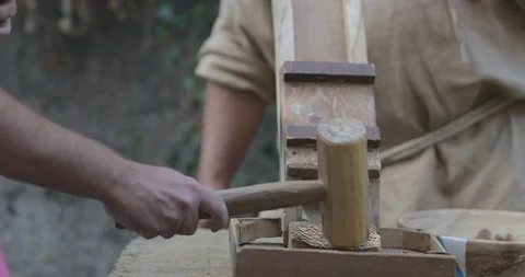 Walnut spiker, nutcracker Stock Footage 115994836