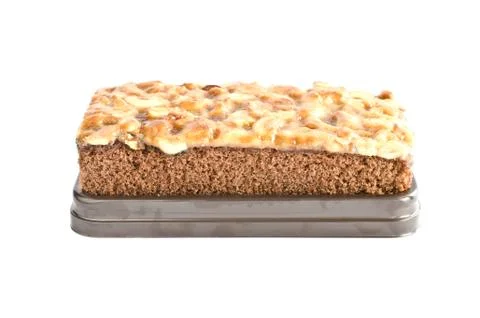 Walnut toffee cake Fotos de archivo