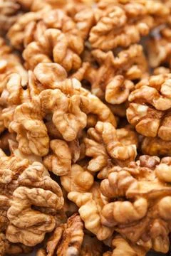 Walnuts background Stock Photos