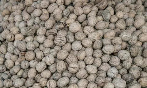 Walnuts as a background Stock-Fotos