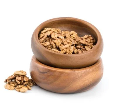 Walnuts in a bowl Stock Photos