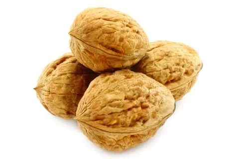 Walnuts close-up Stock Photos