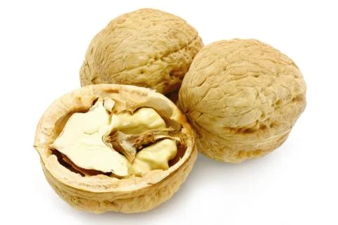 Walnuts close-up Stock Photos