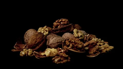 Walnuts Stock Footage 86771096