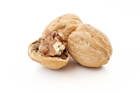 Walnuts isolated Stock Photos