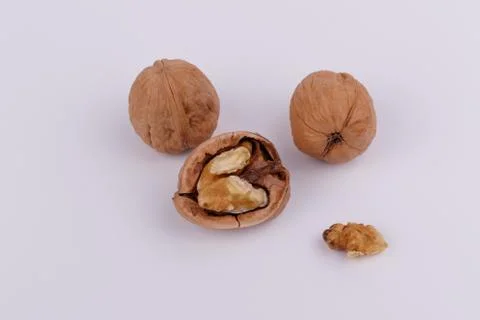 Walnuts isolated Stock Photos