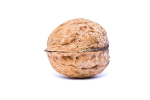 Walnuts isolated on white background. Foto stock