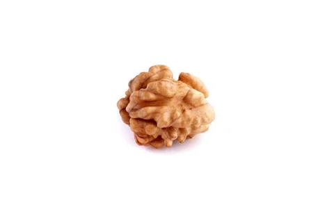 Walnuts isolated on white background Foto stock