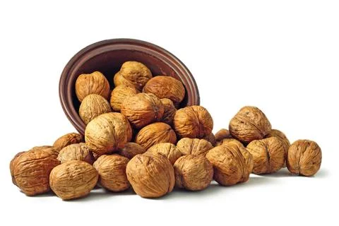 Walnuts isolated on white background Stock-Fotos