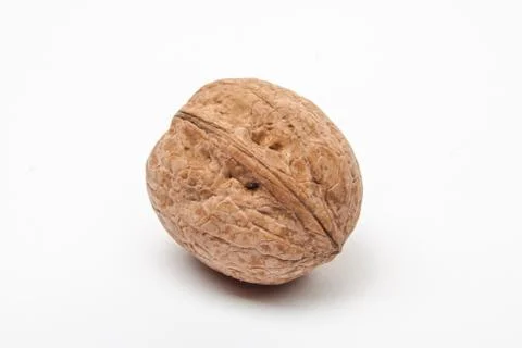 Walnuts isolated on white Stock Photos