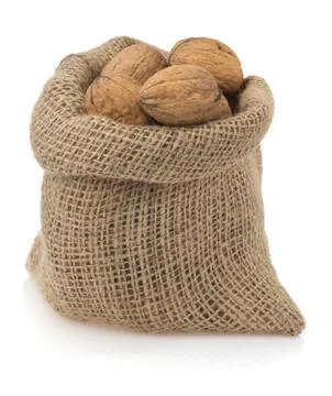 Walnuts isolated on white Stock Photos