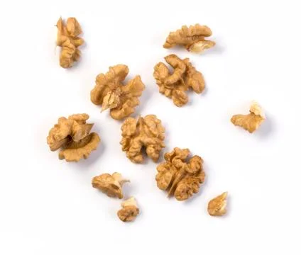 Walnuts kernel isolated Stock Photos