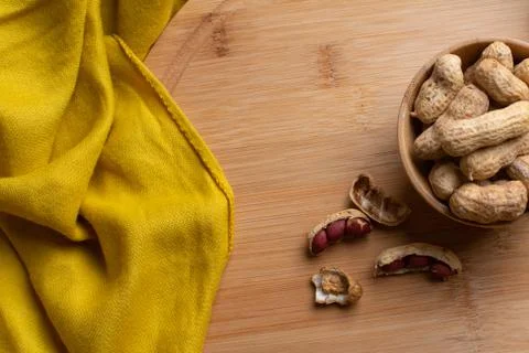 Walnuts kernels on dark desk with color background, Whole walnut in wood vint Stock Photos