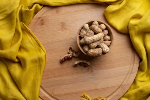 Walnuts kernels on dark desk with color background, Whole walnut in wood vint Stock Photos