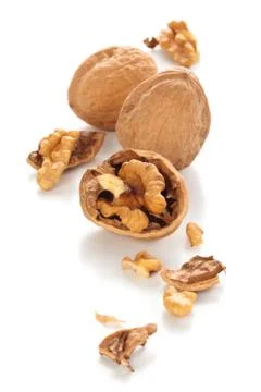 Walnuts. Stock Photos