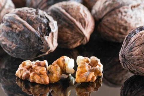 Walnuts Stock Photos