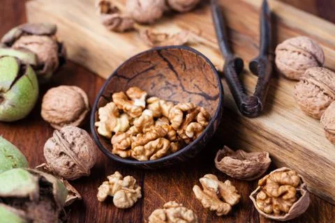 Walnuts Stock Photos