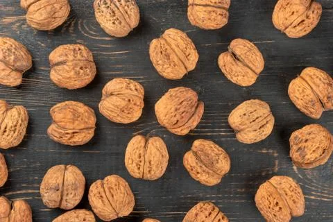 Walnuts in shell Stock Photos