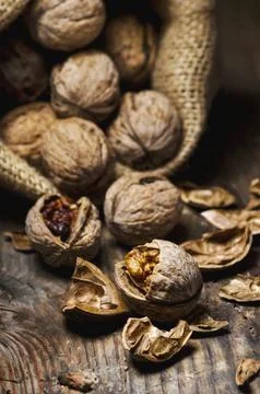 Walnuts still life Stock-Fotos