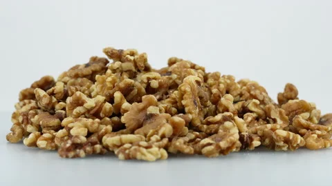 Walnuts on Turntable. Stock Footage 169737989
