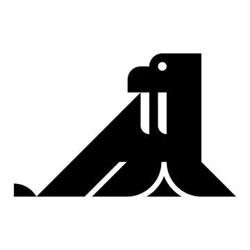 Walrus logo Stock Illustration