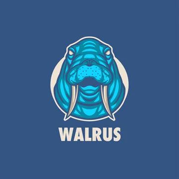 WALRUS MASCOT LOGO Stock Illustration