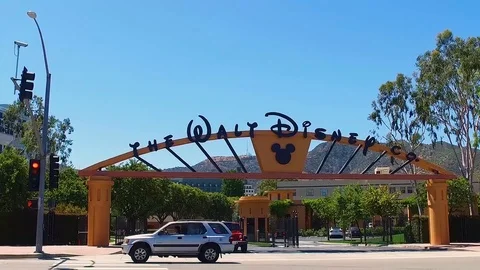 Walt Disney Studios Signage Stock-Footage 108628472
