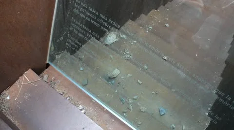 Walter Benjamin memorial Stock Footage 11995374