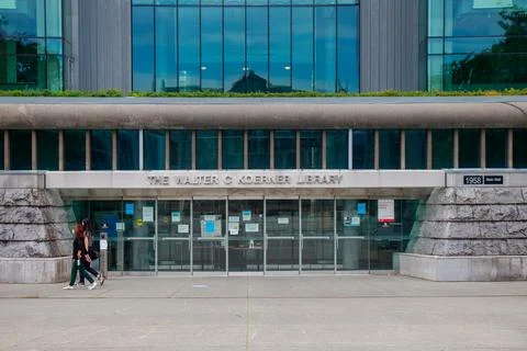 The Walter C Koerner Library building at UBC Stock Photos