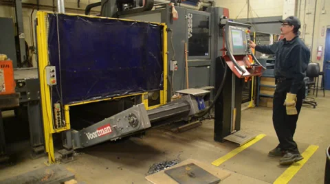 Walters Group Plasma Cutter Stock Footage 35696556