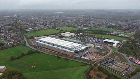 Waltham Cross, computing center. United Kingdom. Stock Footage 321704482