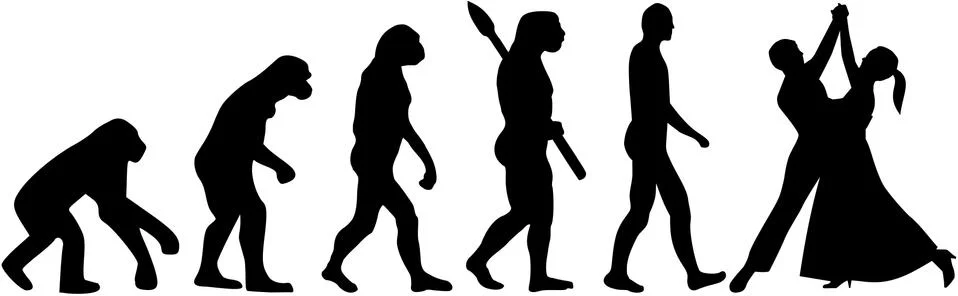 Waltz evolution Stock Illustration