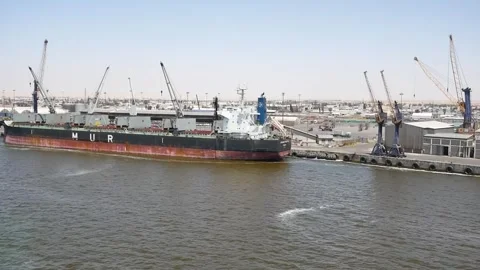 Walvis Bay Harbour Stock Footage 253800510