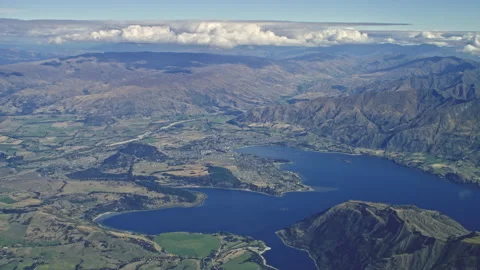 Wanaka Aerial Stock Footage 155489765
