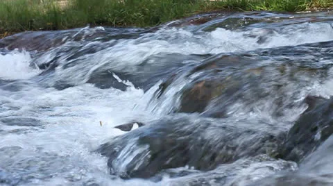 Wanaka River Flow Stockbeeldmateriaal 22773763