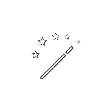 Wand Magic stick 스톡 일러스트