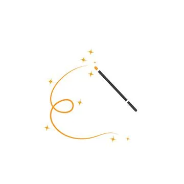 Wand magic  vector icon illustration design Stock Illustration