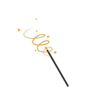 Wand magic  vector icon illustration design Stock Illustration