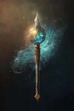 Wand of polymorph Stock Illustration