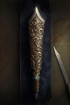 Wand sheath Stock Illustration